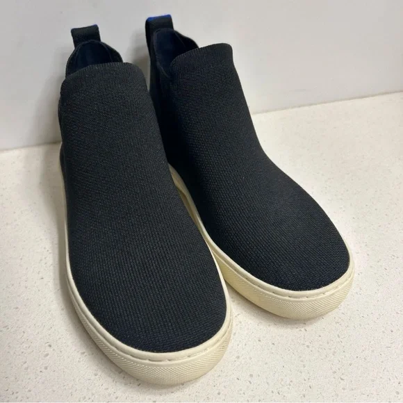 Rothy’s The Chelsea Slip On Sneaker Booties Black 5.5 - Picture 3 of 6